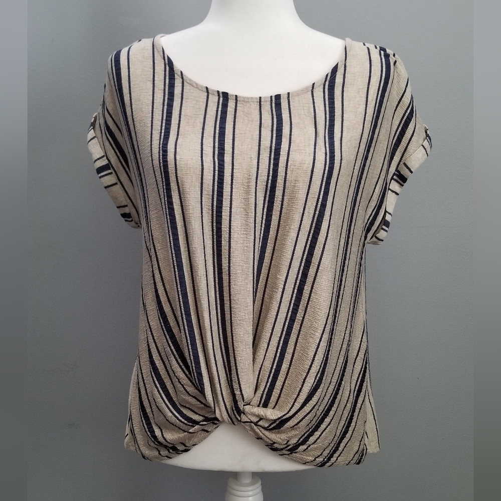 W5 Strip Short Sleeve Top